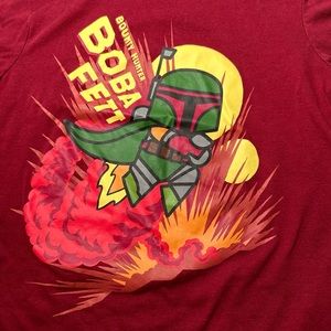 3/$10 Star Wars 7/8 Boba Fett Bounty Hunter Maroon
